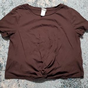 H&M Tie Knot Crop Top